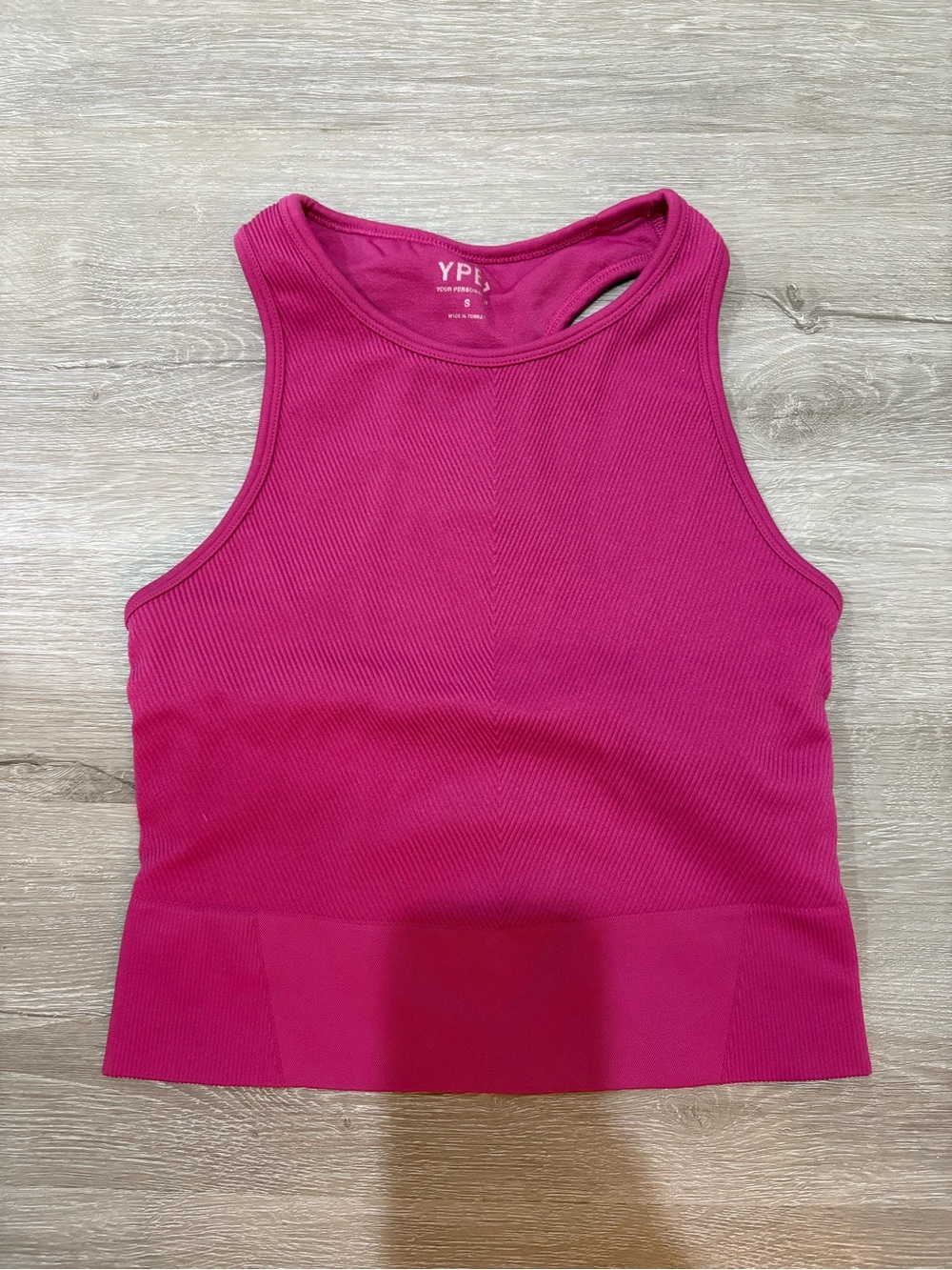 Abercrombie & Fitch YPB Magenta Ribbed Tank Top